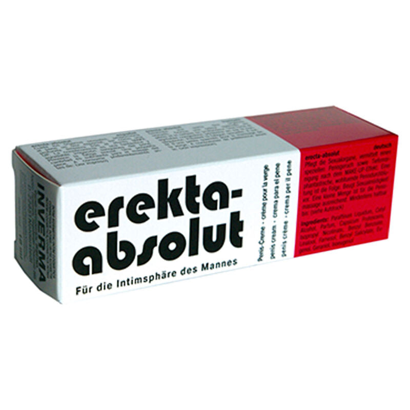 INVERMA EreKta Absolut Creme 18 ml – Schnelle Erektion & Potenzsteigerung – Potenz- & Lustprodukt von Secret Pulse