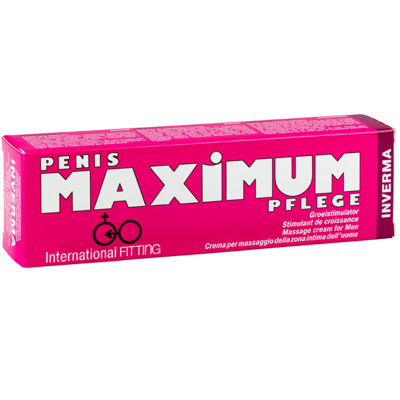 INVERMA Penis Maximale Pflegecreme 45 ml – Erektion & Potenz für Männer – Potenz- & Lustprodukt von Secret Pulse