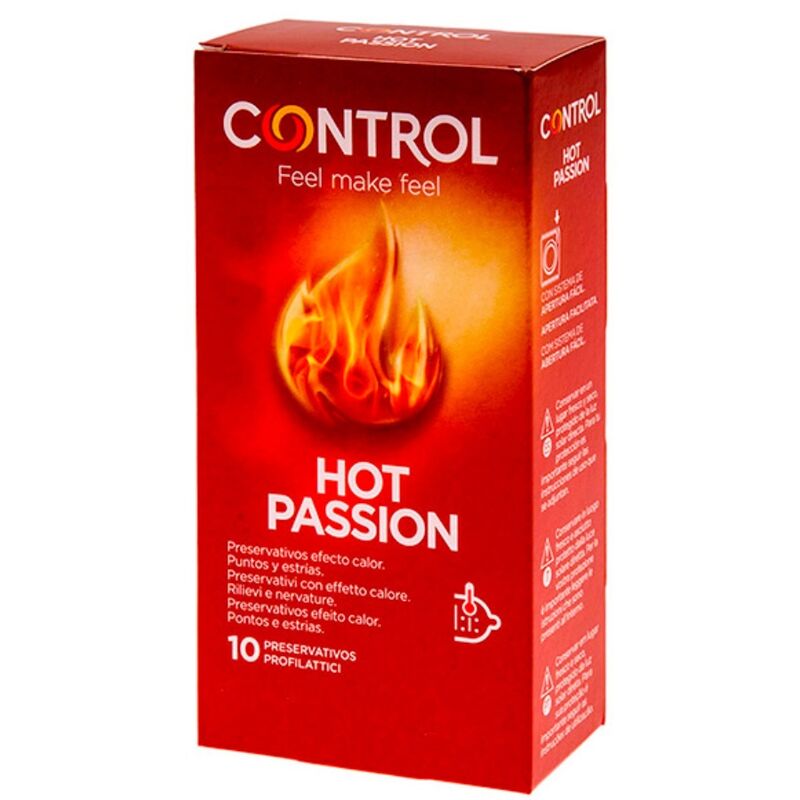 CONTROL - HOT PASSION WÄRMEEFFEKT 10 EINHEITEN – Erotik-Zubehör Bild 1