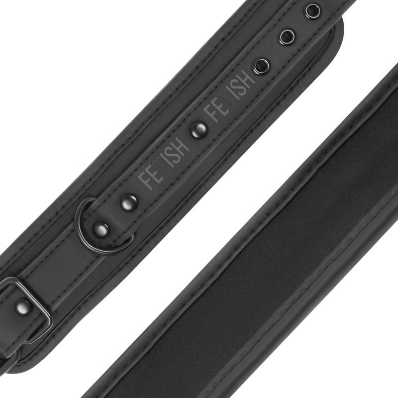 FETISH SUBMISSIVE - HANDSCHELLEN AUS VEGANEM LEDER MIT NOPRENE-FUTTER Bondage-Fessel diskret online kaufen