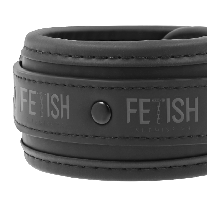 FETISH SUBMISSIVE - KNÖCHELSTZE AUS VEGANEM LEDER MIT NOPRENE-FUTTER – BDSM-Zubehör Bild 3