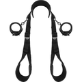 FETISH SUBMISSIVE Position-Set – Offene Beine & Handschellen aus veganem Leder mit Neopren | Secet Pulse – Set Bild 1