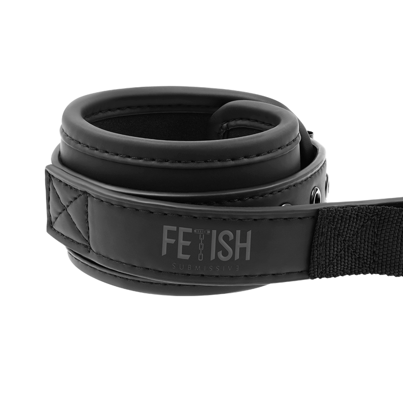 FETISH SUBMISSIVE - HANDSCHELLEN MIT NOPRENE-FUTTER UND GRIFF für sinnliche und diskrete Momente