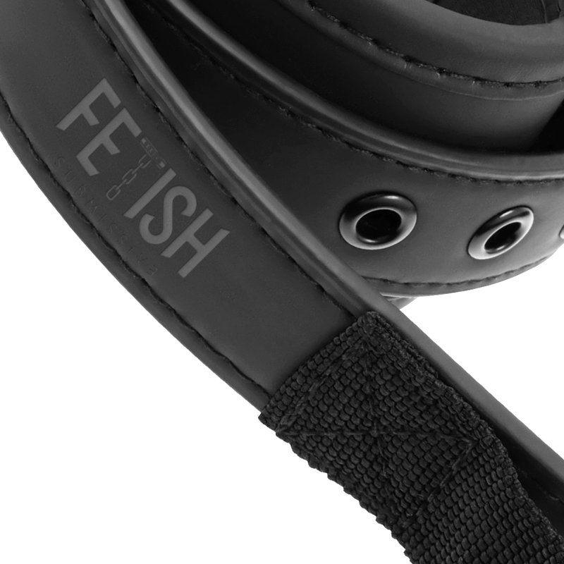 FETISH SUBMISSIVE - HANDSCHELLEN MIT NOPRENE-FUTTER UND GRIFF Produktansicht und Details