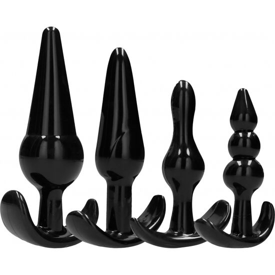 4er Analplug-Set – Addicted Toys, phthalatfrei & vielseitig – Sextoy-Set Bild 2