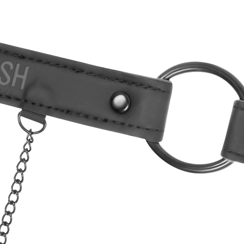 FETISH SUBMISSIVE - KNEBELRING MIT NIPPELKLEMMEN für sinnliche und diskrete Momente
