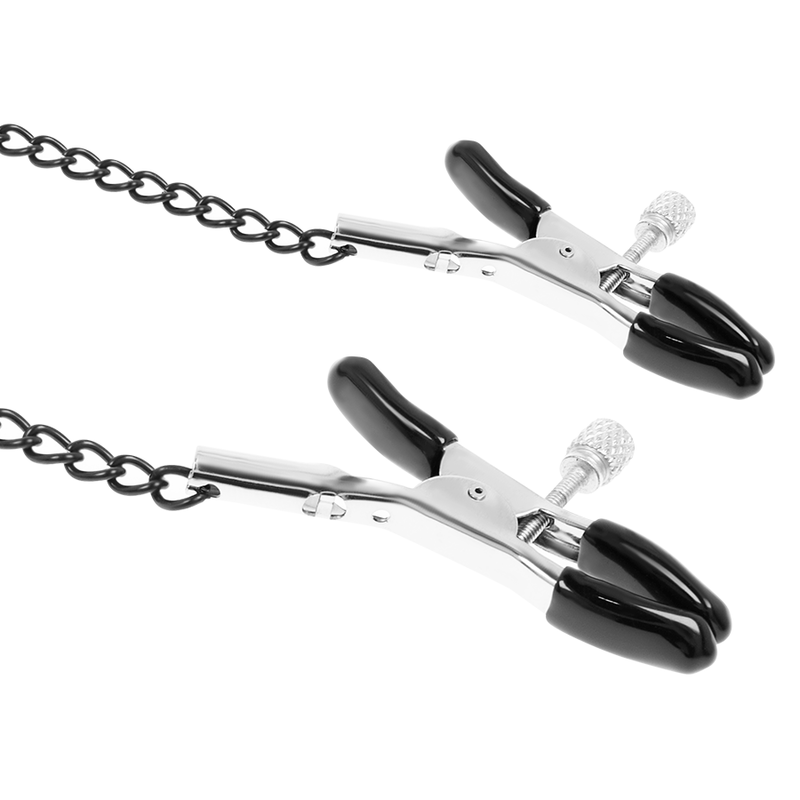 FETISH SUBMISSIVE - KNEBELRING MIT NIPPELKLEMMEN hochwertiges Zubehör