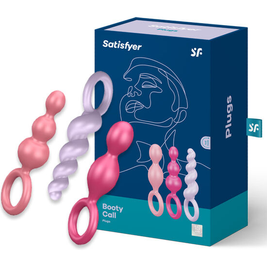 SATISFYER - ANALPLUGS SET 3 ST TRICOLOR Detailansicht bei Secret Pulse