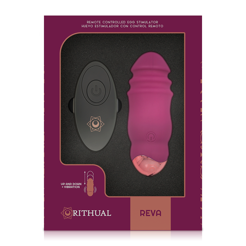 RITHUAL - REVA EGG FERNBEDIENUNGS-UP&DOWN-SYSTEM + VIBRATION – Erotik-Zubehör Bild 5