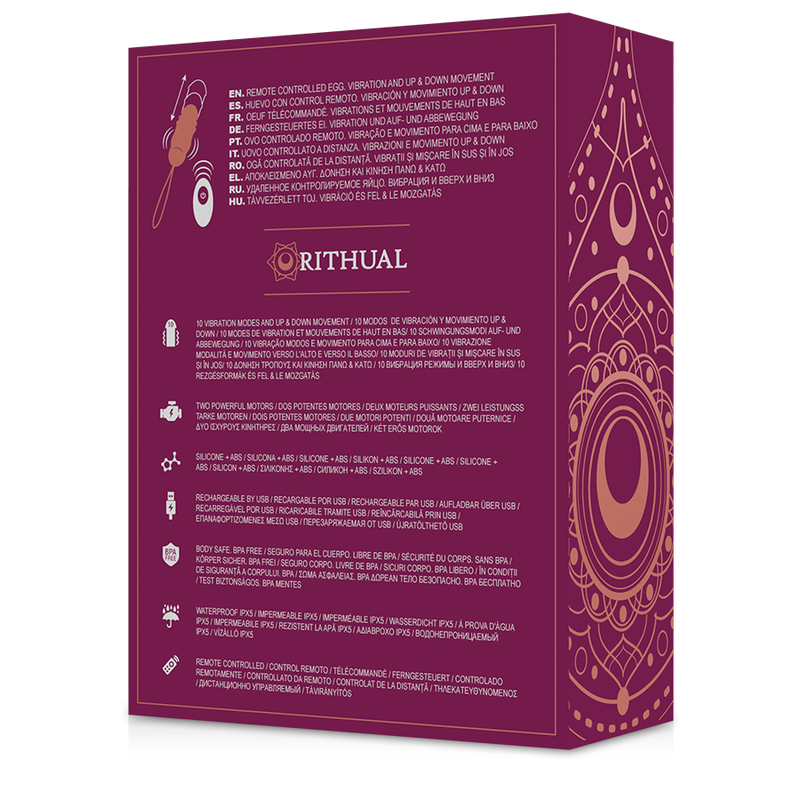 RITHUAL - REVA EGG FERNBEDIENUNGS-UP&DOWN-SYSTEM + VIBRATION – Erotik-Zubehör Bild 6