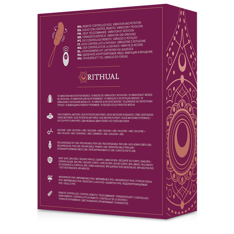 RITHUAL - ESHA EGG FERNBEDIENUNGSSYSTEM ROTATION + VIBRATION – Erotik-Zubehör Bild 7