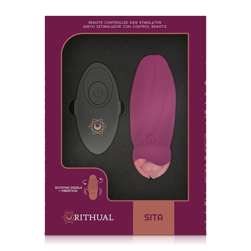 RITHUAL -SITA EGG FERNBEDIENUNG PERLENDREHUNG + VIBRATION – Erotik-Zubehör Bild 5