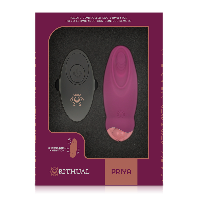 RITHUAL - PRIYA EGG FERNBEDIENUNG G-SPOT + VIBRATION – Erotik-Zubehör Bild 6