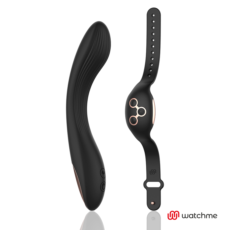 ANNE’S DESIRE Curve Vibrator – Fernbedienung, WatchMe-kompatibel, Schwarz/Gold – Vibrator Bild 5