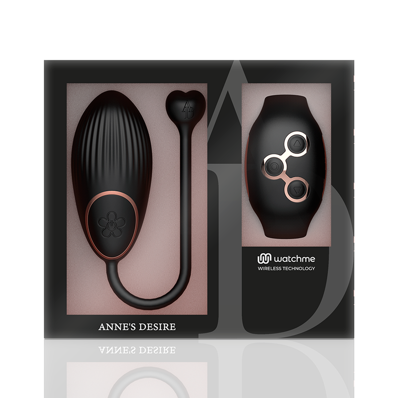 ANNE'S DESIRE - EGG FERNBEDIENUNGSTECHNOLOGIE WATCHME SCHWARZ/GOLD – Erotik-Zubehör Bild 7