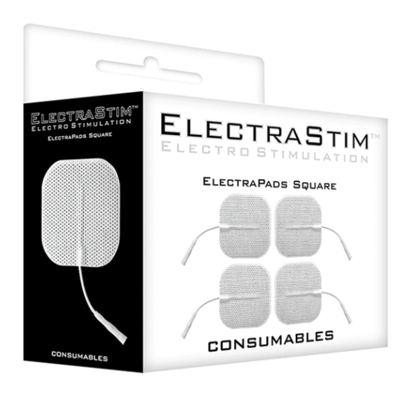 ELECTRASTIM - QUADRATISCHE SELBSTKLEBENDE PADS – Erotik-Zubehör Bild 3