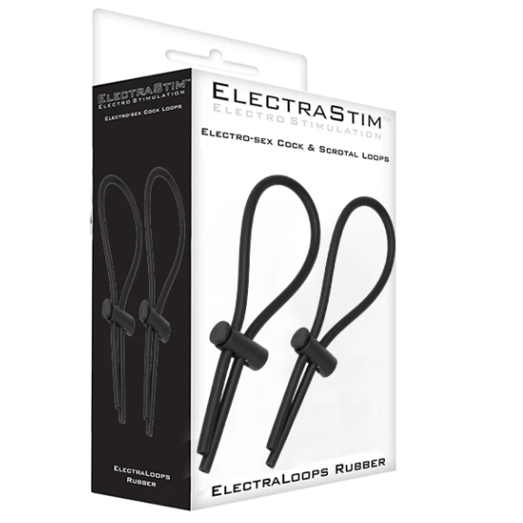ELECTRASTIM - GUMMI ADJ. HAHN- UND SKROTALSCHLAUFEN – Erotik-Zubehör Bild 2