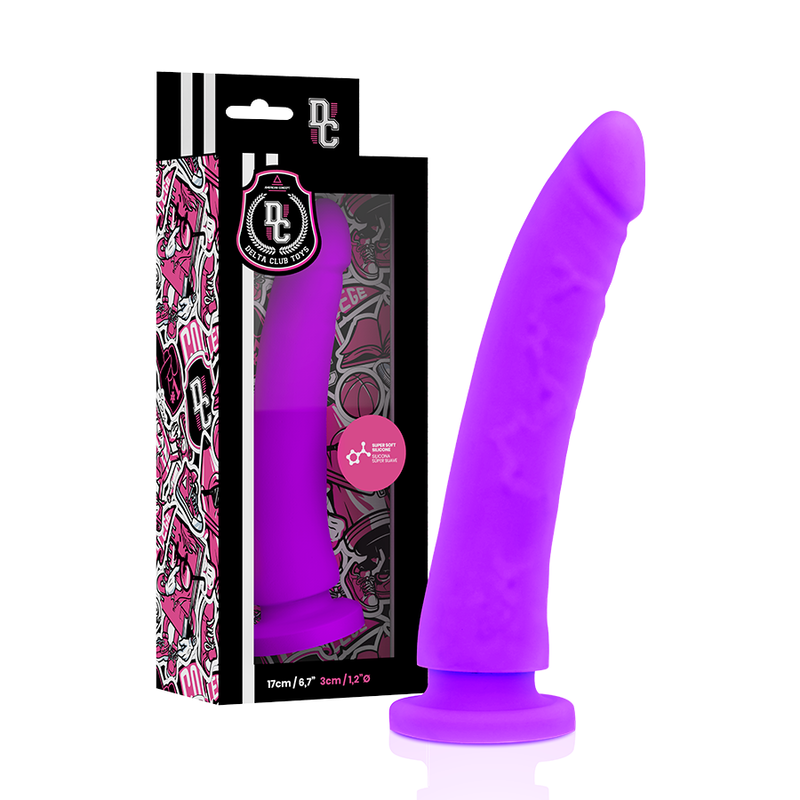 DELTA CLUB - TOYS HARNESS + DONG LILA SILIKON 17 CM -O- 3 CM – BDSM-Zubehör Bild 3
