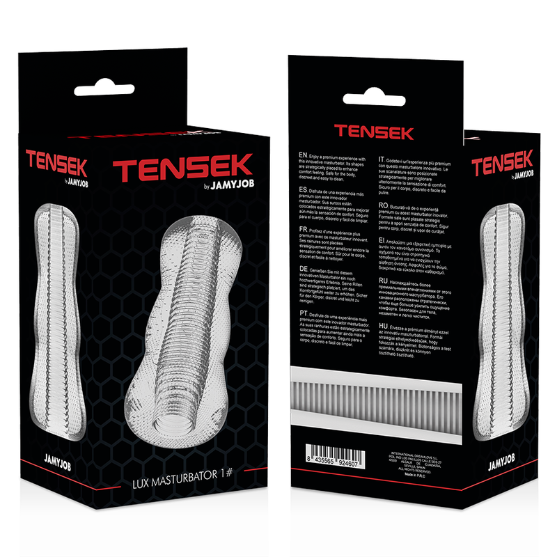 JAMYJOB - EXTREME TENSEK 1 MASTURBATOR KLAR hochwertiges Intimtoy