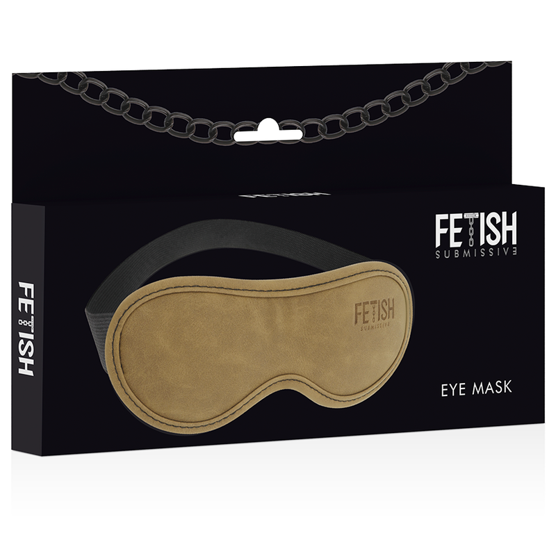 FETISH SUBMISSIVE ORIGIN - VEGANE LEDERMASKE MIT NEOPRENFUTTER für sinnliche und diskrete Momente