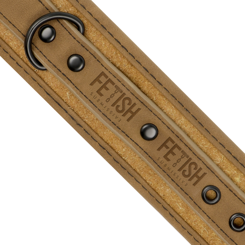 FETISH SUBMISSIVE Origen Vegane Lederhandschellen – Komfortable BDSM-Fesseln mit Neopren | Secet Pulse für sinnliche und diskrete Momente