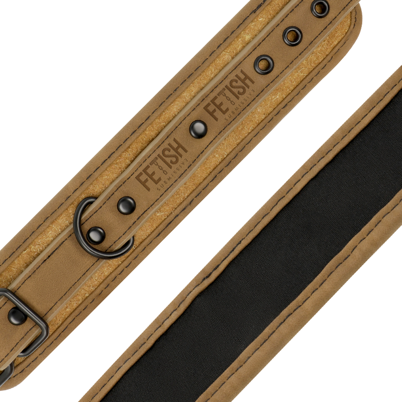 FETISH SUBMISSIVE Origen Fußmanschetten – Veganes Leder & Neopren für Bondage & BDSM | Secet Pulse hochwertiges Zubehör