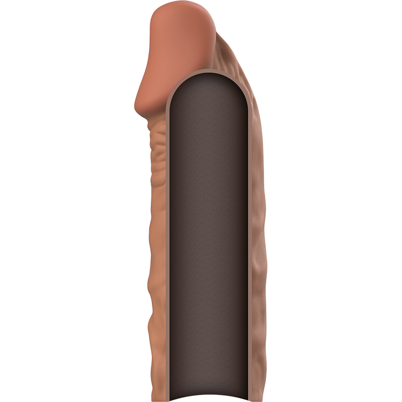 VIRILXL - FLÜSSIGE SILIKON V5 BRAUNE PENISVERLÄNGERUNG – Penis-Extender Bild 4