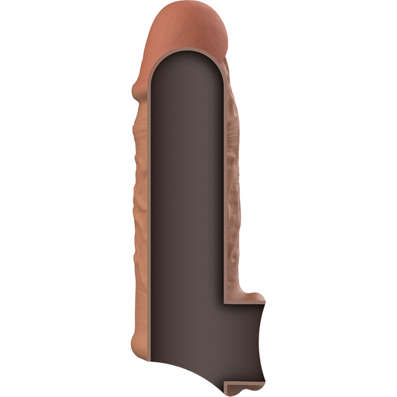 VIRILXL - FLÜSSIGE SILIKON V7 BRAUNE PENISVERLÄNGERUNG – Penis-Extender Bild 4
