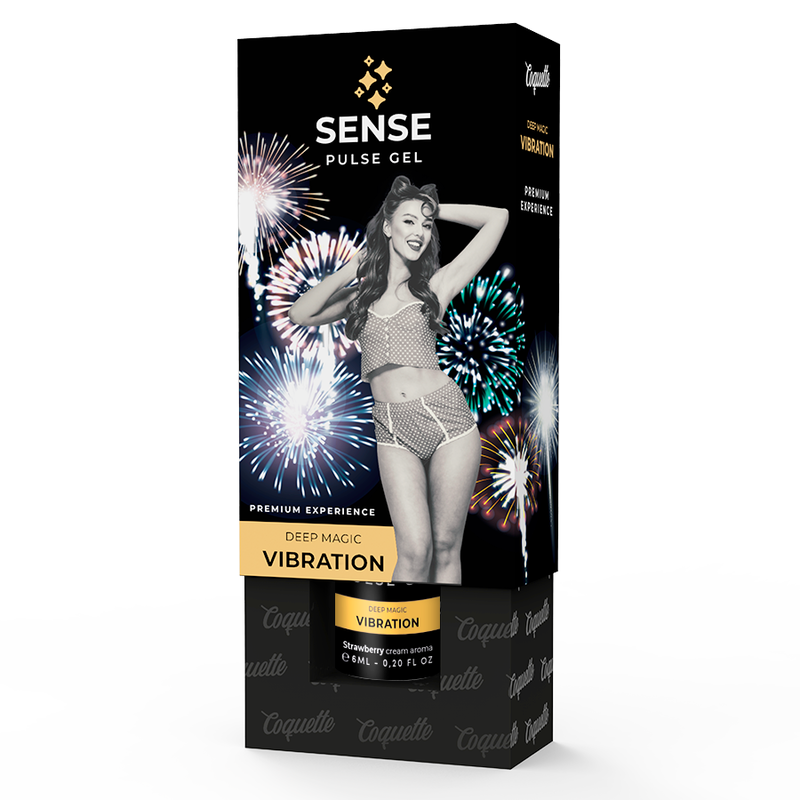 COQUETTE CHIC DESIRE - PULSE ERDBEER VIBRATIONSGEL PREMIUM FLÜSSIGKEIT 6ML für geschmeidige intime Momente
