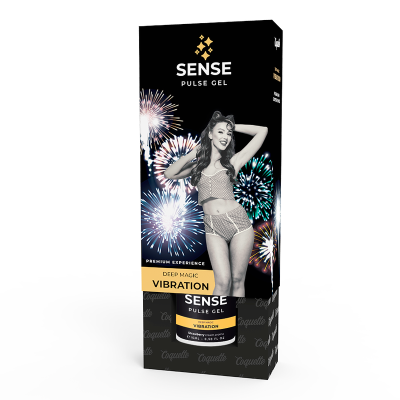 COQUETTE CHIC DESIRE - PULSE ERDBEER VIBRATIONSGEL PREMIUM FLÜSSIGKEIT 15ML für geschmeidige intime Momente