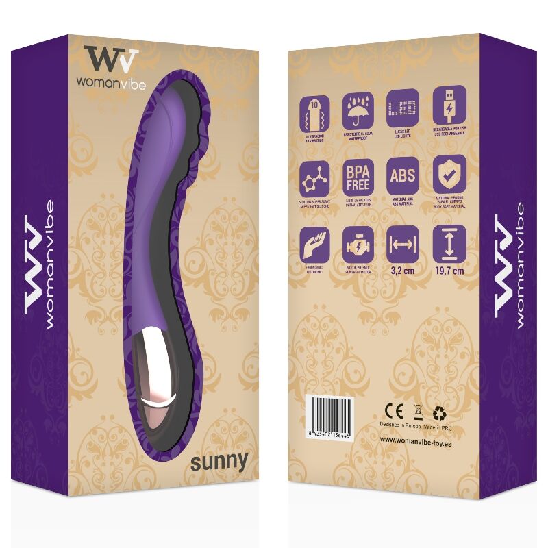 WOMANVIBE - SUNNY SILICONE RECHARGEABLE VIBRATOR für intensive Stimulation und Self-Love