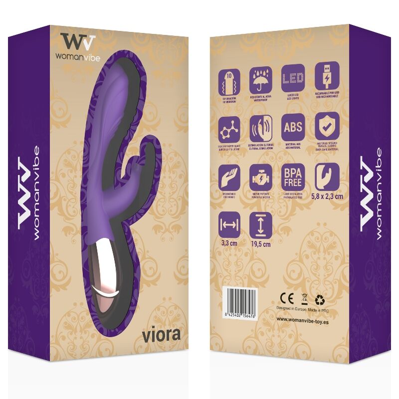 WOMANVIBE - VIORA SILICONE RECHARGEABLE VIBRATOR Vibrator diskret online kaufen