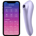 SATISFYER - DUAL PLEASURE AIR PULSE VIBRATOR MAUVE Klitorisstimulator diskret online kaufen