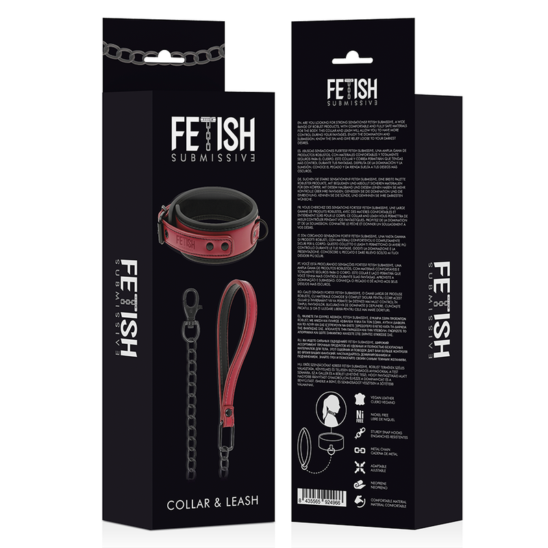 Fetish Submisive Dark Room – Kettenhalskette mit Neoprenfutter | Secret Pulse – BDSM-Zubehör Bild 9