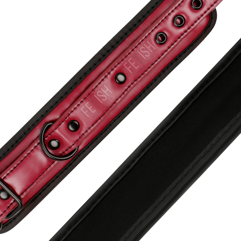 Fetish Submissive Dark Room Handschellen – Veganes Leder, Neoprenfutter, Verstellbar Bondage-Fessel diskret online kaufen