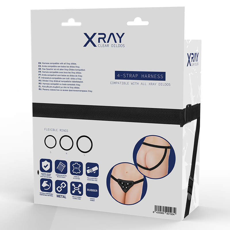 X RAY - GURT MIT SILIKONRINGEN – Erotik-Zubehör Bild 7