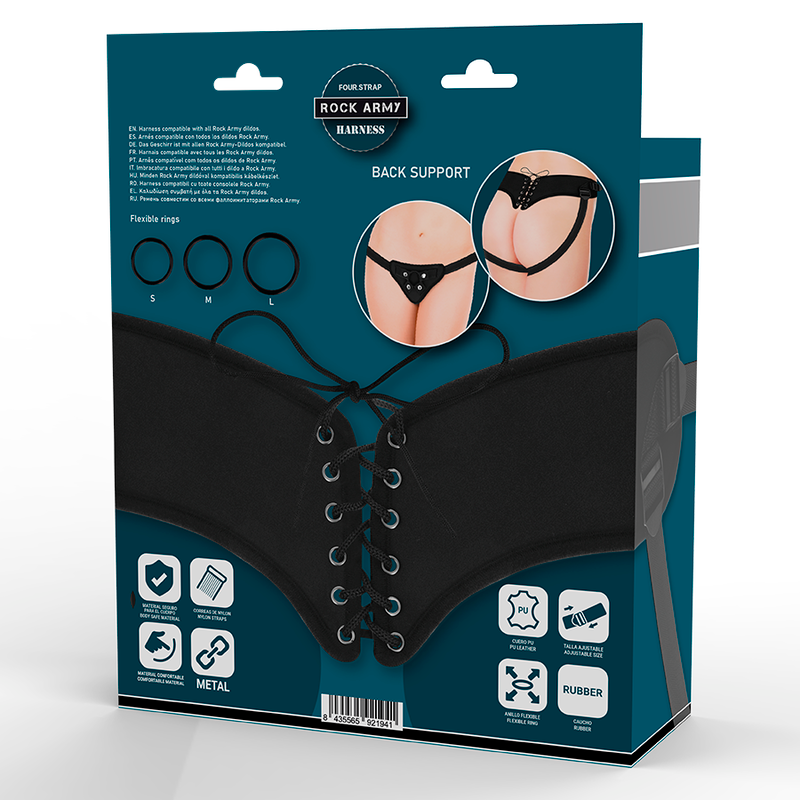 ROCKARMY - VERSTELLBARES GURT UND FLEXIBLE RINGE – Erotik-Zubehör Bild 8