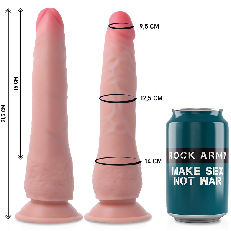 ROCKARMY - GURT + DUAL DENSITY CRUSADER 21.5 CM -O- 4.46 CM – Erotik-Zubehör Bild 5