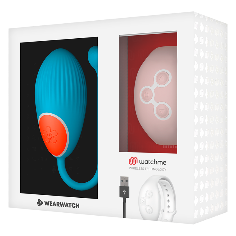 WEARWATCH - WATCHME-TECHNOLOGIE FERNBEDIENUNG EI BLAU / ROSA – Erotik-Zubehör Bild 5
