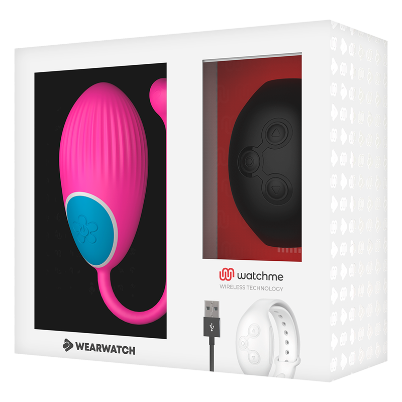 WEARWATCH - WATCHME-TECHNOLOGIE FERNBEDIENUNG EGG FUCHSIA / JET – Erotik-Zubehör Bild 7