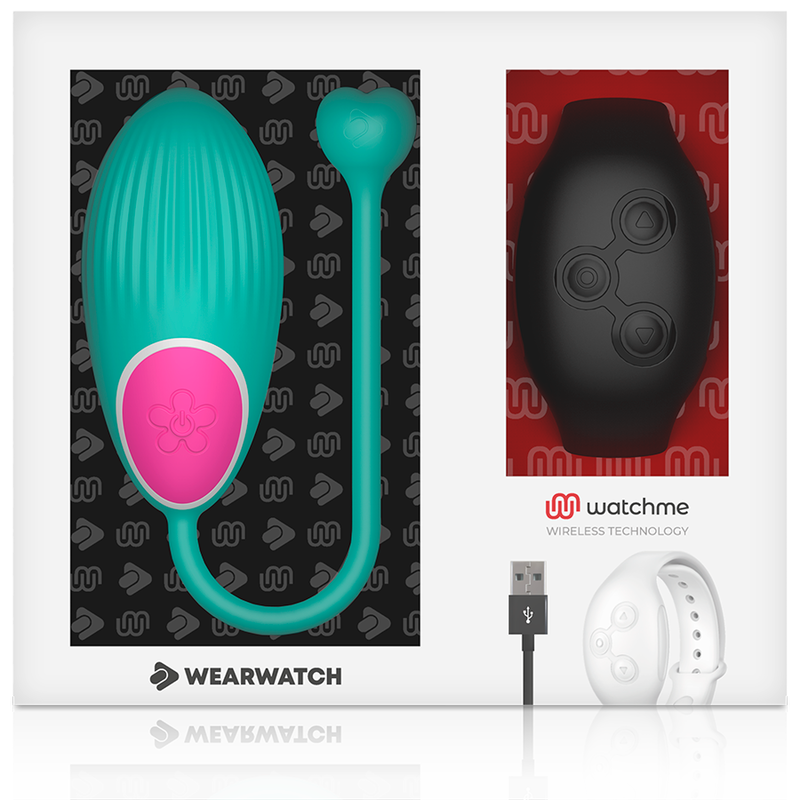 WEARWATCH WatchMe Egg Vibrator – Fernbedienung, USB, 7 Modi, wasserdicht, Meerwasser/Jet Vibrator diskret online kaufen