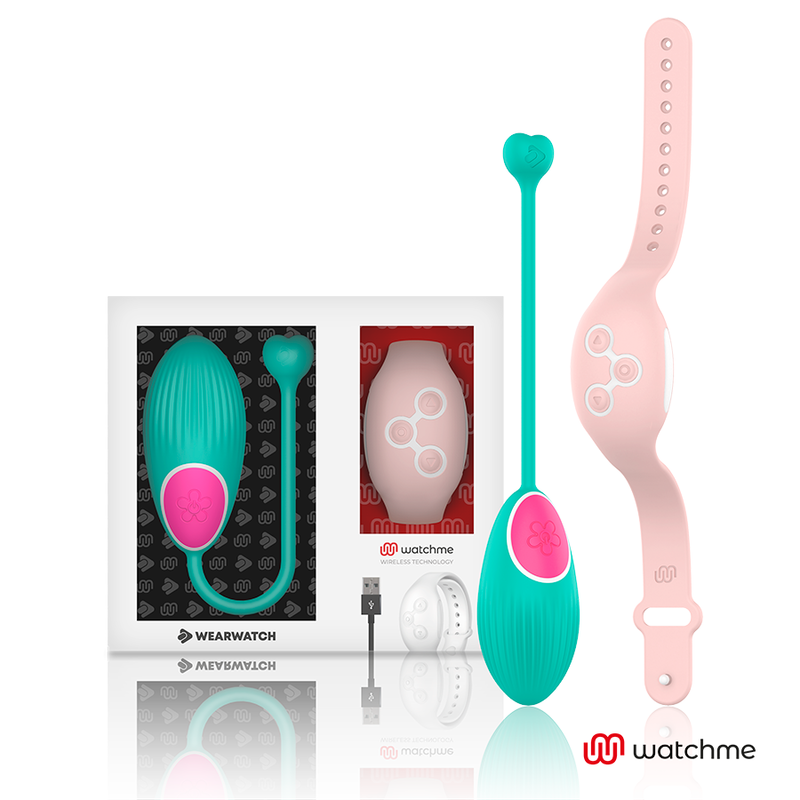 WEARWATCH - WATCHME-TECHNOLOGIE FERNBEDIENUNG EI MEERWASSER / ROSA – Erotik-Zubehör Bild 1