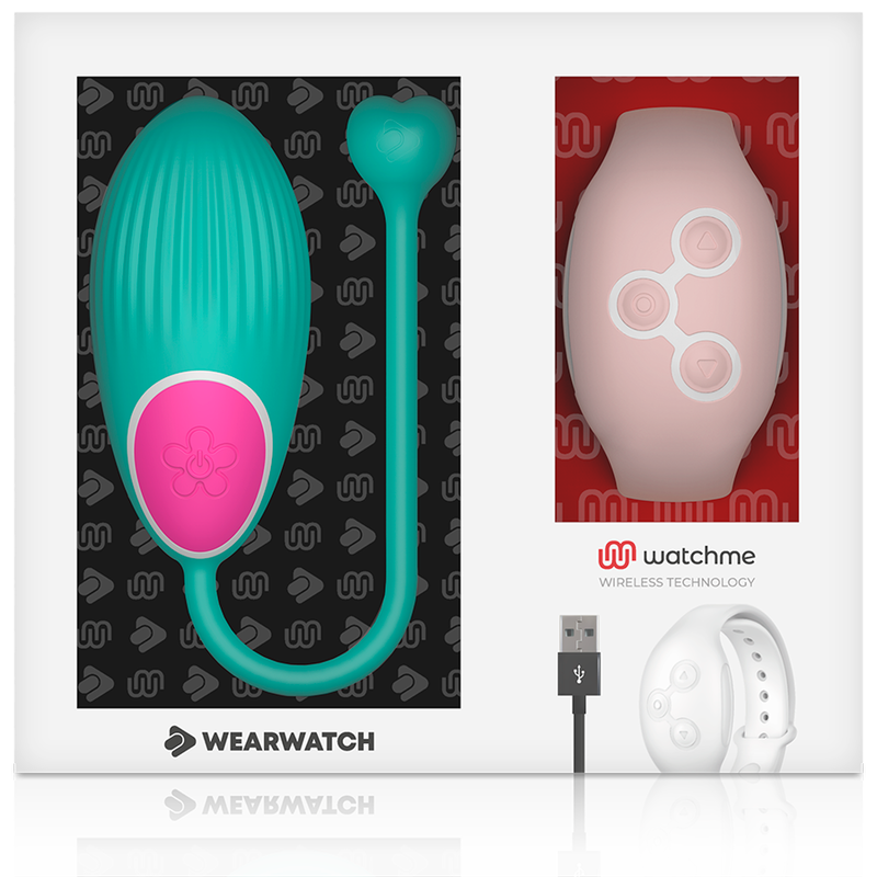 WEARWATCH - WATCHME-TECHNOLOGIE FERNBEDIENUNG EI MEERWASSER / ROSA – Erotik-Zubehör Bild 6