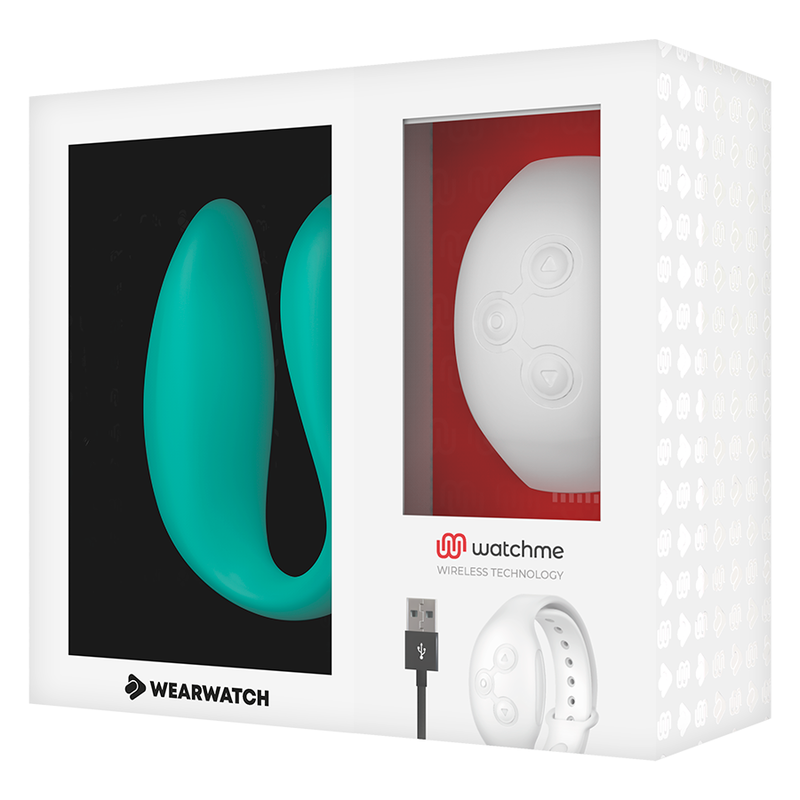 WEARWATCH Dual-Technologie Vibrator WATCHME – 7 Modi, USB, wasserdicht für sinnliche Momente allein oder zu zweit