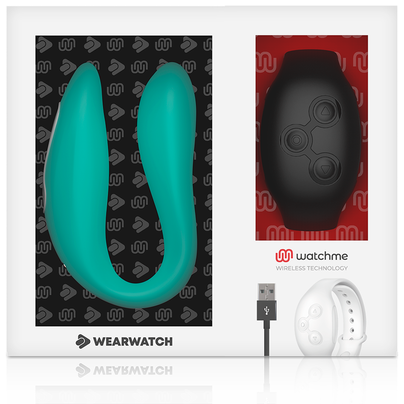 WEARWATCH Dual-Technologie Vibrator WATCHME – 7 Modi, USB, wasserdicht für sinnliche Momente allein oder zu zweit