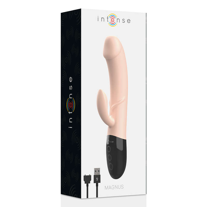 INTENSE - NATÜRLICHER WIEDERAUFLADBARER VIBRATOR MAGNUS DUAL für intensive Stimulation und Self-Love