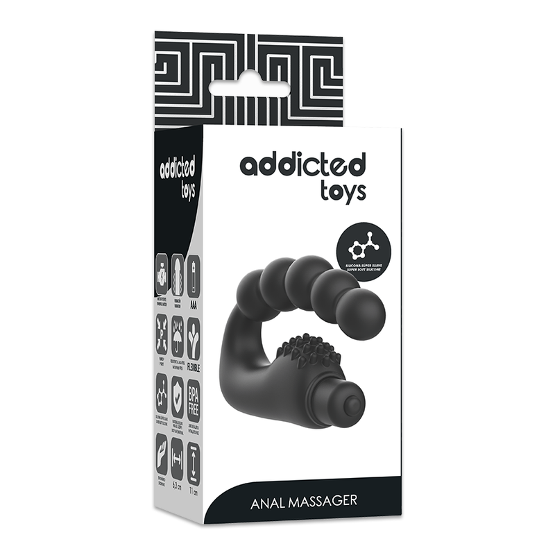 ADDICTED TOYS - ANAL-MASSAGER PROSTATIK MIT VIBRATION hochwertiges Intimtoy