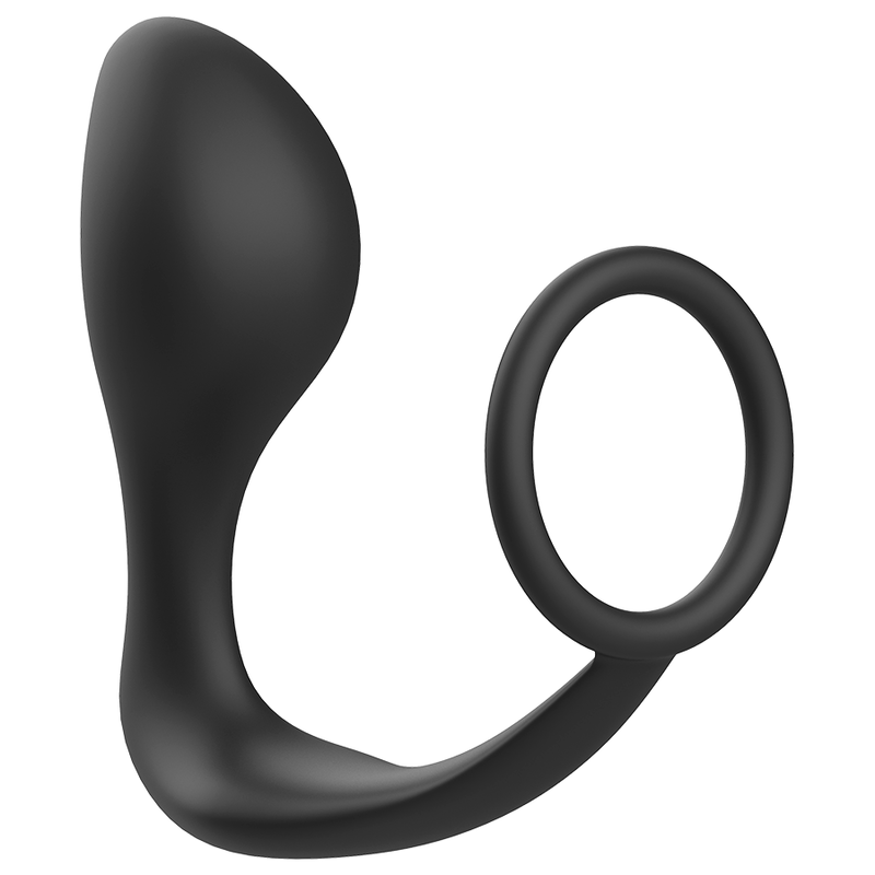 ADDICTED TOYS - ANALPLUG MIT SCHWARZEM SILIKONRING Produktansicht und Details