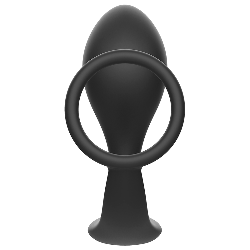ADDICTED TOYS - ANALPLUG MIT SCHWARZEM SILIKONRING für sinnliche und diskrete Momente