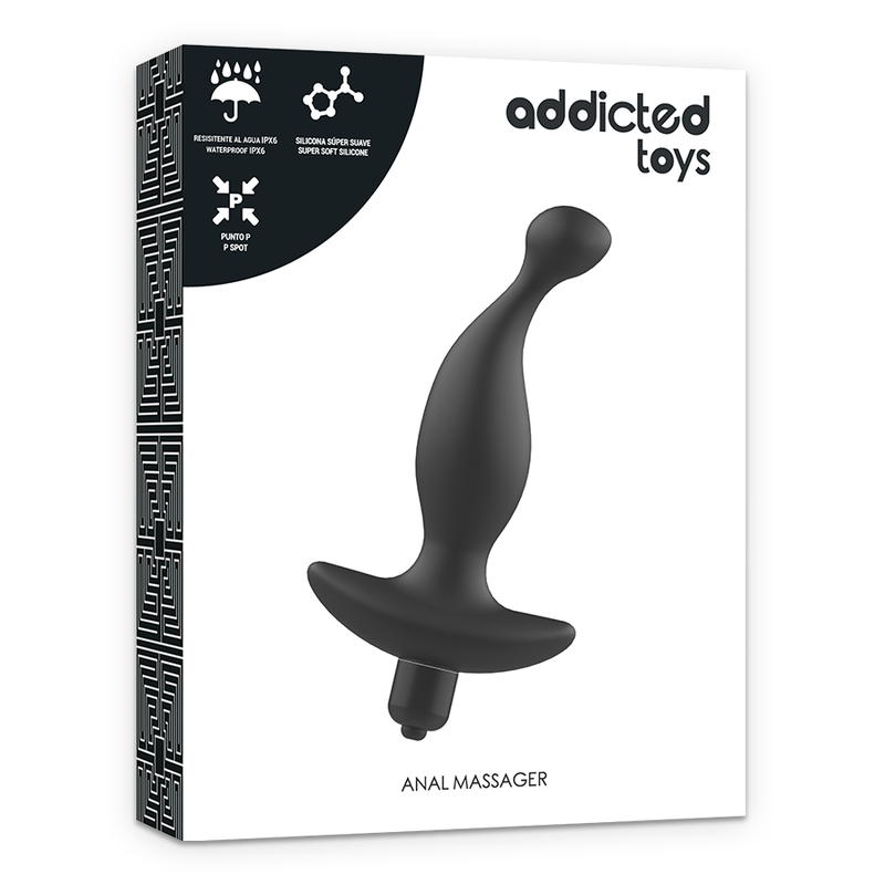 ADDICTED TOYS - ANALMASSAGER MIT SCHWARZER VIBRATIONMODELL 1 Anal-Toy diskret online kaufen